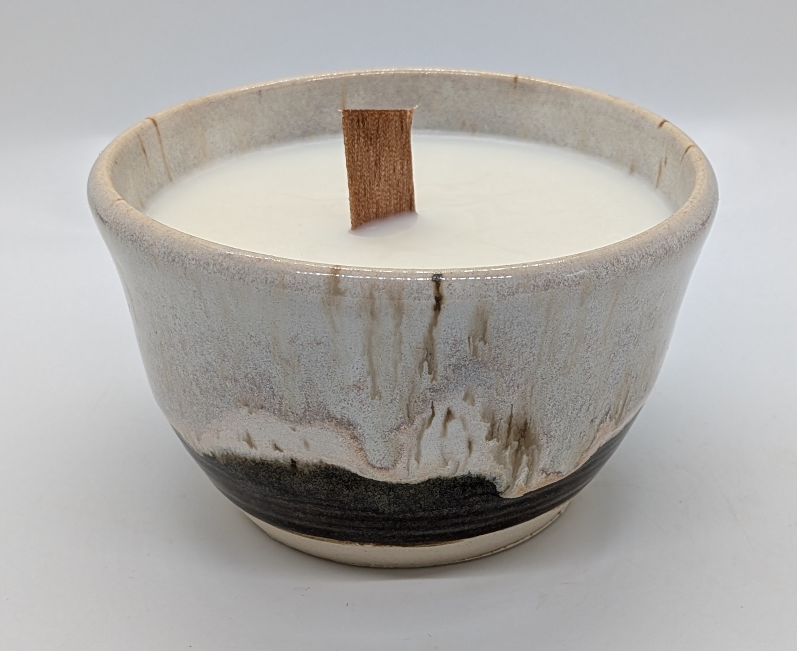  - All candles are small-batch, and made of hand-poured soy wax. They are lightly scented as compared to most commercial brands, to accommodate those who are sensitive.